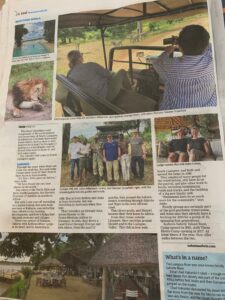 One page of the newspaper