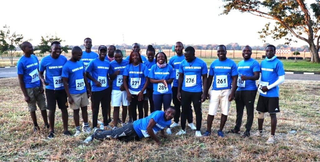 Our staff at the Fun Run event