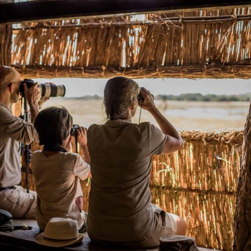 Photographic Hide Kafunta Photographic hide at Kafunta River Lodge