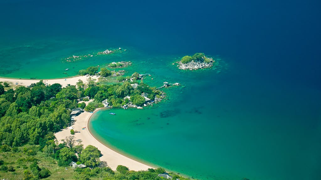 Aerial view of Kaya Mawa